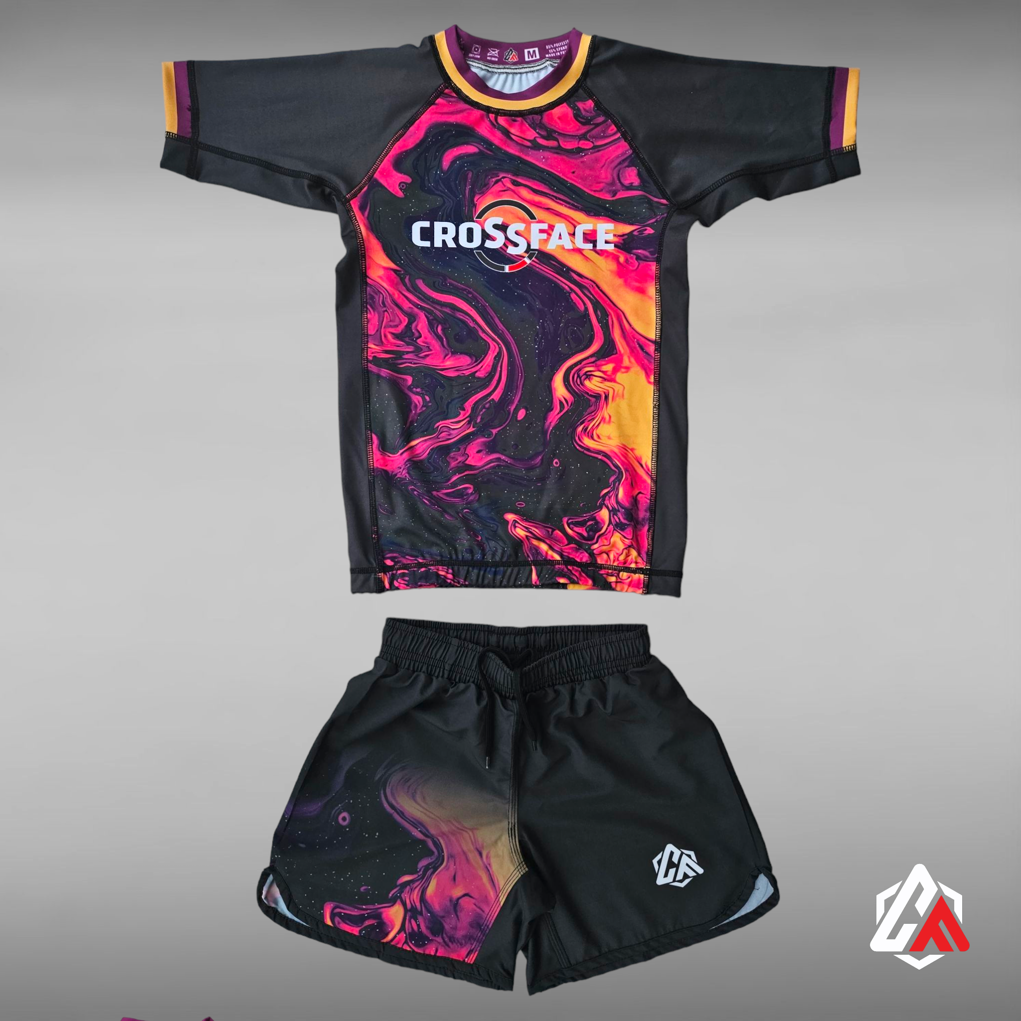 'INFERNO' NoGi Jiu Jitsu Rashguard Set - Adult